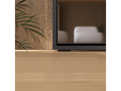 SMARTBett Murphy Bed 160x200 Horizontal M2 Depth 55cm Anthracite / Mirror