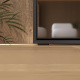 SMARTBett Murphy Bed 160x200 Horizontal M2 Depth 55cm Anthracite / Mirror