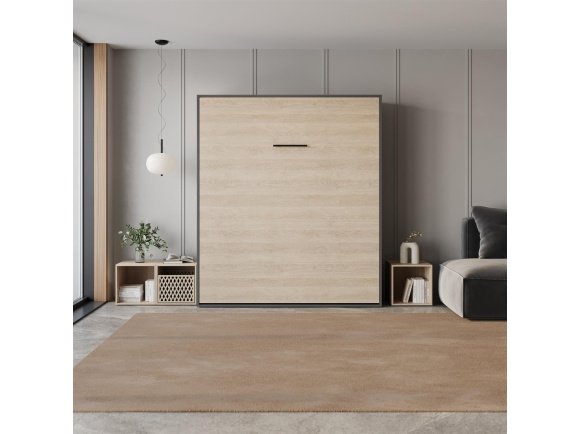 Wall Bed 160x200 Vertical (M3 Depth 55cm) White