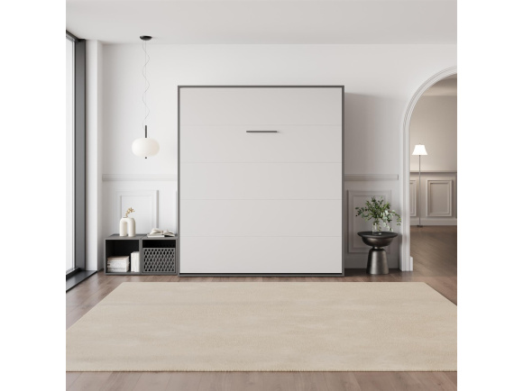 Wall Bed 160x200 Vertical (M3 Depth 55cm) White