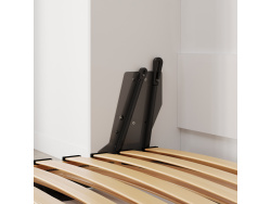 SMARTBett Schrankbett 160x200 Vertikal M3 Tiefe 55cm  Anthrazit/ Wildeiche