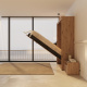 SMARTBett Murphy Bed 160x200 Vertical M3 Depth 55cm Wild Oak /Pearl Grey