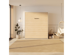 Wall Bed 160x200 Vertical (M3 Depth 55cm) White