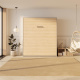 Wall Bed 160x200 Vertical (M3 Depth 55cm) White
