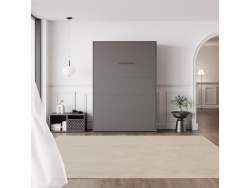 SMARTBett Murphy Bed 140x200 Vertical M3 Depth 55cm Anthracite