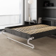 SMARTBett Schrankbett 140x200 Vertikal M3 Tiefe 55cm Anthrazit ohne Polsterrahmen