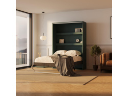 SMARTBett Murphy Bed 140x200 Vertical M3 Depth 55cm Stone...