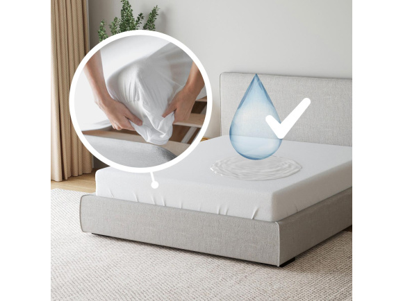 Wasserdichter Matratzenschoner Rundumschutzbezug - hygienisch und pflegeleicht 90x200