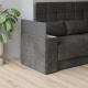 Schrankbett mit SOFA M1 160x200 Vertikal Kaiserberg Eiche /Weiss Hochglanz
