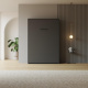 Murphy bed M1 180x200 Vertical Anthracite LIMITED EDITION! Back Panel - Kayserberg Oak