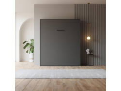 Schrankbett M1 160x200 Vertikal Anthrazit LIMITED...