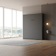 Schrankbett M1 160x200 Vertikal Anthrazit LIMITED EDITION! - Rückwand Kaiserberg Eiche