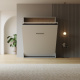 LIMITED EDITION! Murphy bed M1 180x200 Vertical Pearl Grey  Back Panel - Kayserberg Oak