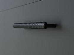 Schrankbett M1 160x200 Vertikal Anthrazit ohne Polsterrahmen LIMITED EDITION! - Rückwand Kaiserberg Eiche