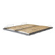 Schrankbett M1 160x200 Vertikal Anthrazit ohne Polsterrahmen LIMITED EDITION! - Rückwand Kaiserberg Eiche