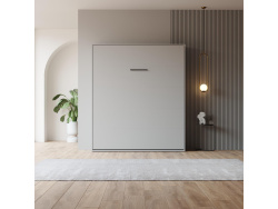 Schrankbett M1 160x200 Vertikal Perlgrau LIMITED EDITION!...