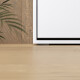 LIMITED EDITION!  Murphy bed M1 160x200 Vertical White  Back Panel - Kayserberg Oak without upholstered frame