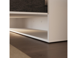 SMARTBett Murphy Bed 140x200 Vertical M3 Depth 55cm White