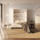 SMARTBett Murphy Bed 140x200 Vertical M3 Depth 55cm White