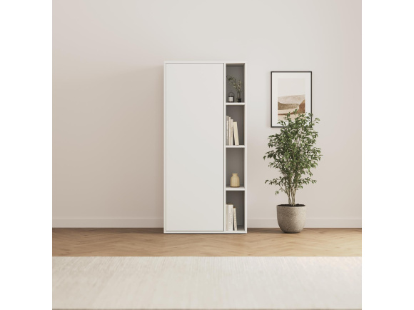 SMARTBett Schrank STA.2.0018 (Serie M2 Tiefe 55cm) Höhe 188,2cm Weiss zum 160H-M2-Schrankbett
