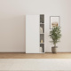 SMARTBett Schrank STA.2.0018 (Serie M2 Tiefe 55cm) Höhe 188,2cm Weiss zum 160H-M2-Schrankbett