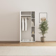 SMARTBett Schrank STA.2.0018 (Serie M2 Tiefe 55cm) Höhe 188,2cm Weiss zum 160H-M2-Schrankbett Weiss