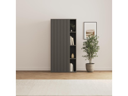 SMARTBett Schrank STA.2.0018 (Serie M2 Tiefe 55cm) Höhe 188,2cm Anthrazit, zum 160H-M2-Schrankbett