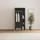 SMARTBett Schrank STA.2.0018 (Serie M2 Tiefe 55cm) Höhe 188,2cm Anthrazit, zum 160H-M2-Schrankbett