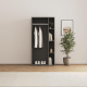 SMARTBett wardrobe STA.2.0018 (Series M2, depth 55cm), height 188.2cm, white, for 160H-M2 wall bed