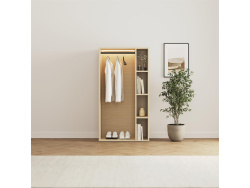 SMARTBett Schrank STA.2.0018 (Serie M2 Tiefe 55cm) Höhe 188,2cm Kaiserberg Eiche/Kaiserberg Eiche - zum 160H-M2-Schrankbett