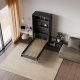 SMARTBett wall bed (M3 series, 55cm deep) 100x200 vertical, anthracite/anthracite