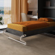 SMARTBett wall bed (M3 series, 55cm deep) 100x200 vertical, anthracite/anthracite