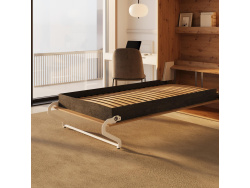 SMARTBett wall bed (M3 series, 55cm deep) 100x200 vertical, wild oak/ wild oak