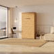 SMARTBett M3 wall bed 100x200 vertical 55 cm depth wild oak/ wild oak