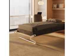 SMARTBett wall bed (M3 series, 55cm deep) 100x200 vertical, Kaiserberg Oak