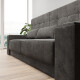 Smartbett Murphy bed with sofa M1 160x200 Vertical Anthracite Armrests 25 cm wide with storage space