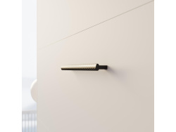 SMARTBett Wall Bed M3 140x200 Vertical White with Sofa Sand grey