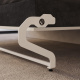 SMARTBett Wall Bed M3 140x200 Vertical White with Sofa Sand grey