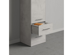 SMARTBett Closet 50 cm Concrete/Concrete