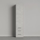 SMARTBETT cabinet wardrobe filing cabinet 50cm concrete/concrete