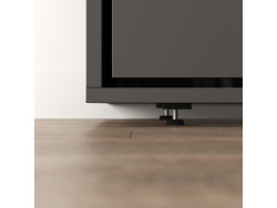 Murphy bed M3 180x200 (depth 55cm) vertical Anthracite  incl. sofa Sand Grey with Armrests 26 cm width