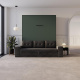 Schrankbett M3 180x200 (Tiefe 55cm) Vertikal Steingrün inkl.SOFA Anthrazit