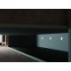Schrankbett M3 180x200 (Tiefe 55cm) Vertikal Steingrün inkl.SOFA Sandgrau