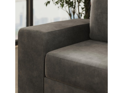 Murphy bed M3 140x200 (depth 55cm) vertical white  incl. sofa anthracite