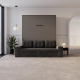 Schrankbett M3 160x200 (Tiefe 55cm) Vertikal Anthrazit inkl.SOFA Anthrazit