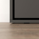 Schrankbett M3 160x200 (Tiefe 55cm) Vertikal Anthrazit inkl.SOFA Anthrazit mit Armlehnen 26 cm Breite