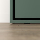 Murphy bed M3 160x200 (depth 55cm) vertical stone green incl. sofa anthracite