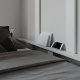 AKTION! NEU!!! SMARTBett Schrankbett Classic 160x200cm Horizontal Wildeiche  mit Weiss Hochglanzfront