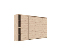 SMARTBett Murphy  Bed SET M2 140x200 Horizontal and Cupboard