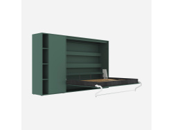 SMARTBett Murphy  Bed SET M2 140x200 Horizontal and Cupboard